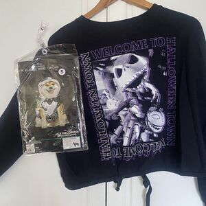Jack Skellington Nightmare Before Christmas Halloween Costume for Dog & Woman S